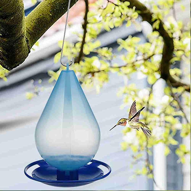 Bình Uống Nước Tự Động Hình Giọt Nước Có Móc Treo Cho Chim Cảnh