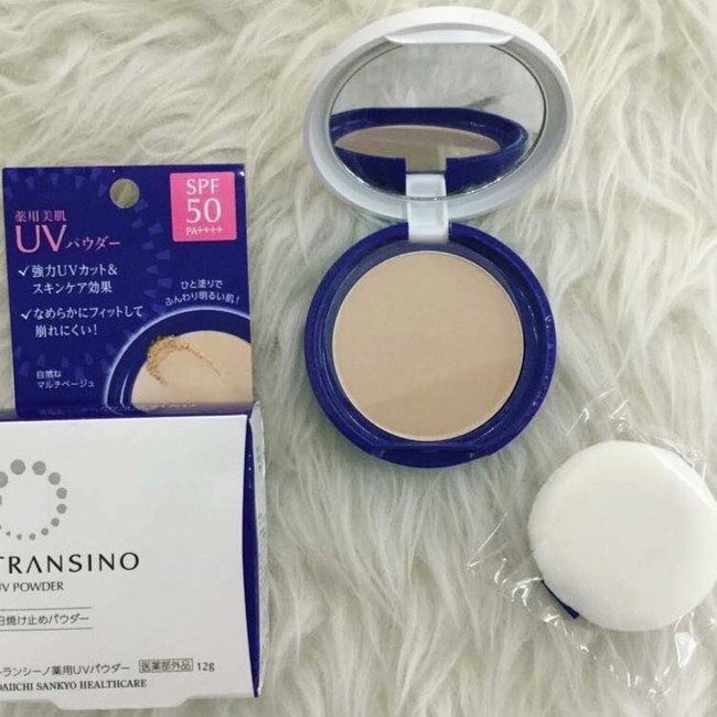 Phấn nền Transino UV Powder SPF50 PA++++ hộp 12g Nhật Bản | BigBuy360 - bigbuy360.vn