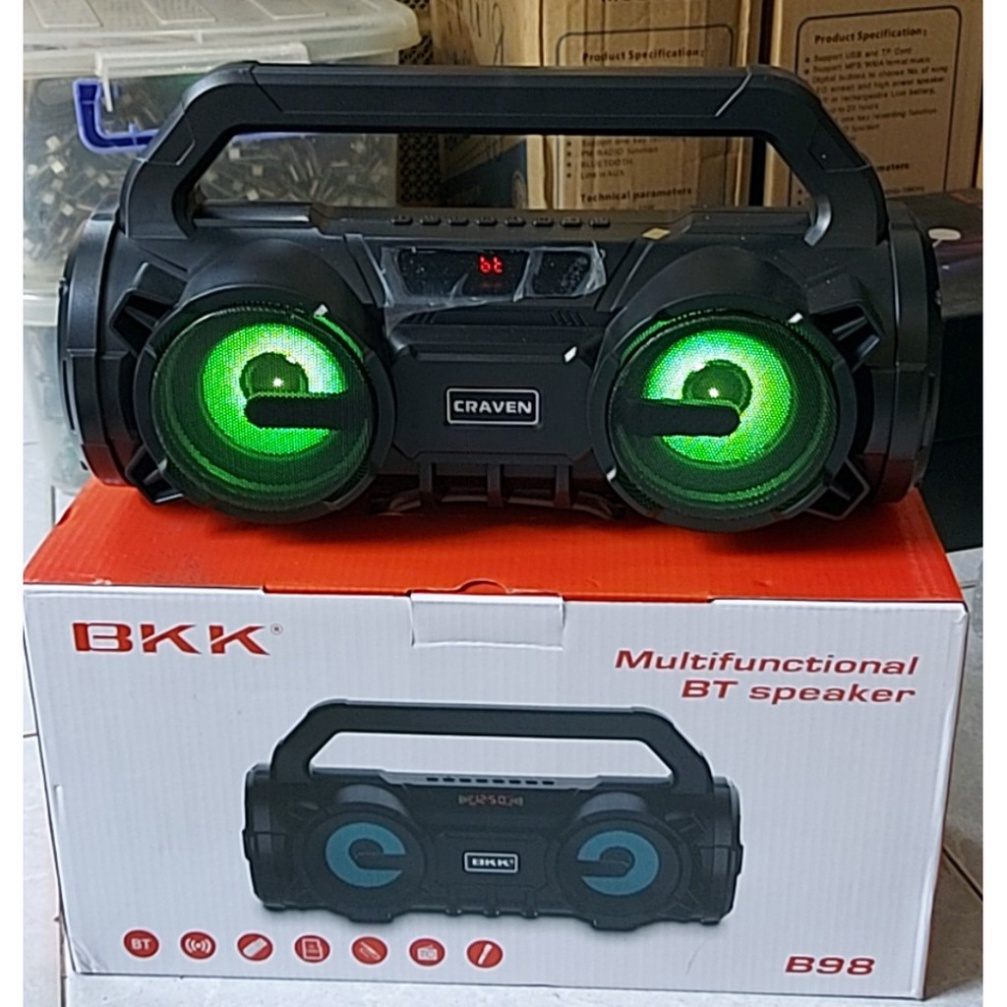 Loa Bluetooth Karaoke KIMISO KM-S3 -  Quý Khách có Thể mua thêm Míc Không Dây