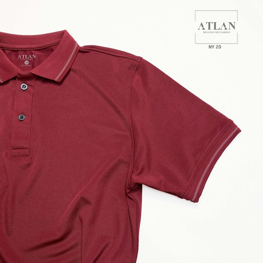 Áo Ngắn Tay Nam 💖 𝘍𝘳𝘦𝘦𝘴𝘩𝘪𝘱 💖  Áo Polo Đỏ Đô Bo Dệt Chéo Trắng -  NY20 | BigBuy360 - bigbuy360.vn