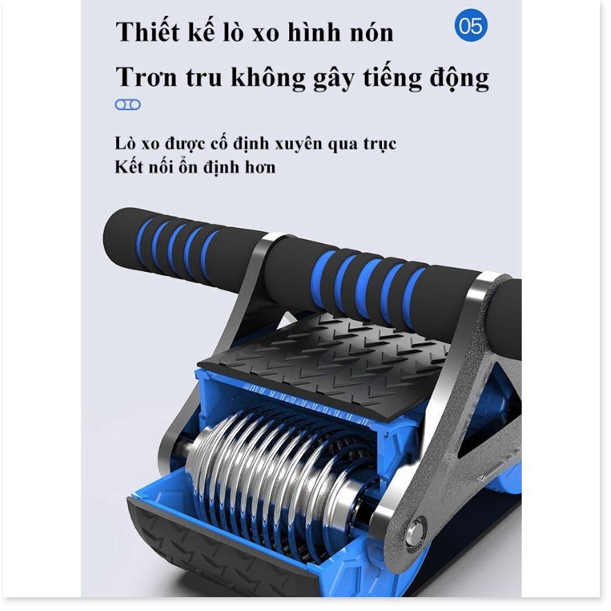 🇳 🇪 🇼®️ Tank Wheel Con lăn tập cơ bụng Phanh tự động đốt cháy calo