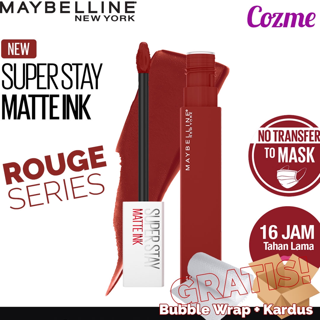 (hàng Mới Về) Son Kem Lì Maybelline Thiết Kế Vỏ Son Độc Đáo