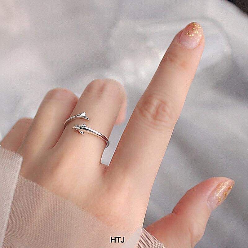 NHẪN CÁ HEO BẠC TA NHỎ XINH