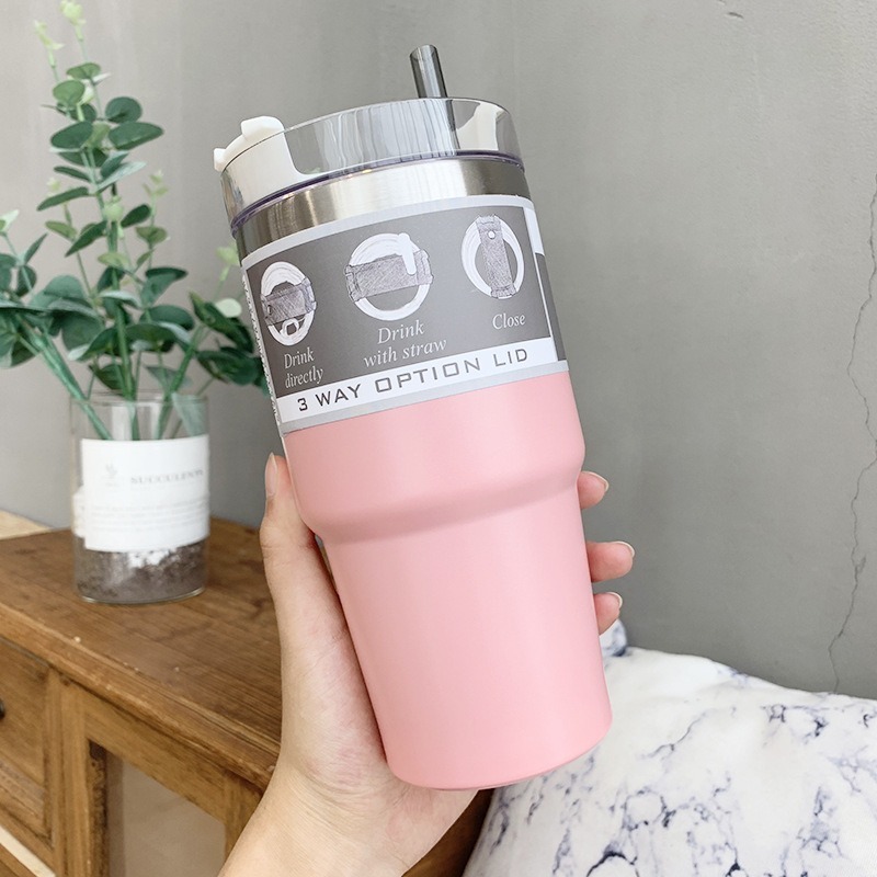 Bình Nước Giữ Nhiệt Bằng Thép Không Gỉ 304 Boxi 600 & 890ml Thời Trang Sáng Tạo