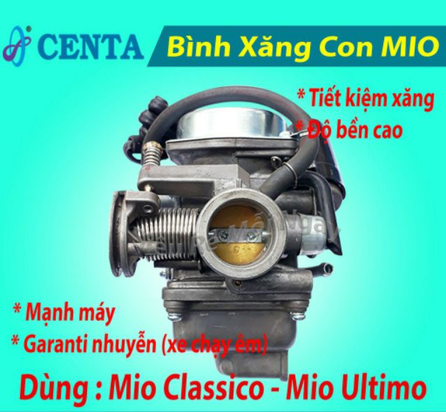 Bình Xăng Con Yamaha Mio Classico - Mio Ultimo Hiệu Centa Chính Hãng