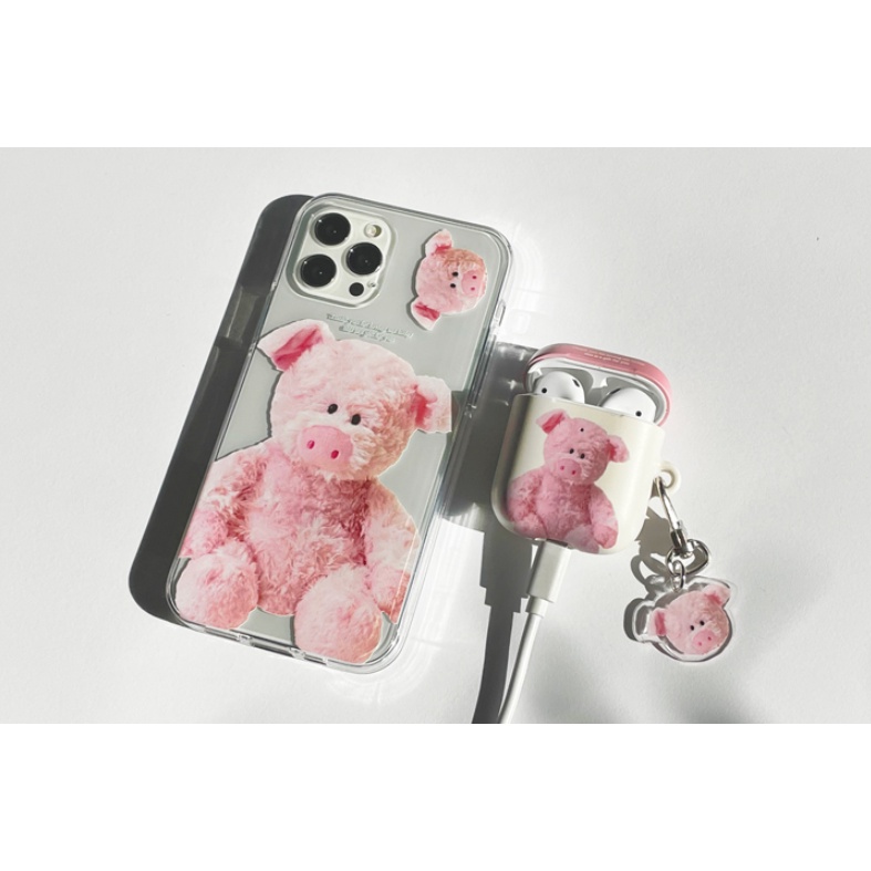 Korean earphone case   MoMoCase purchase Compatible for Airpods case  key ring