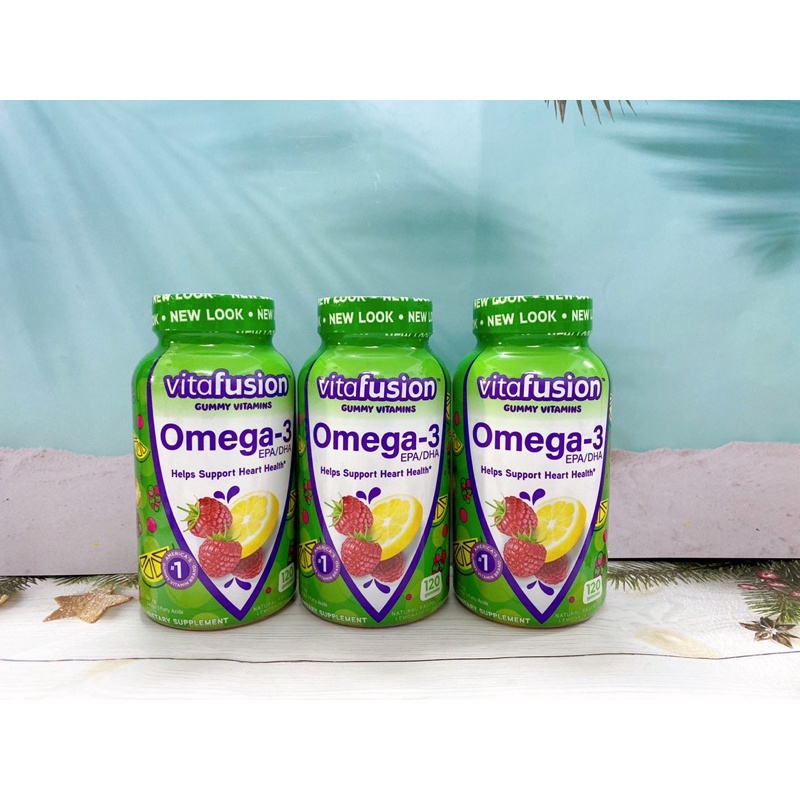 Kẹo dẻo Vitafusion Omega 3 120 viên.