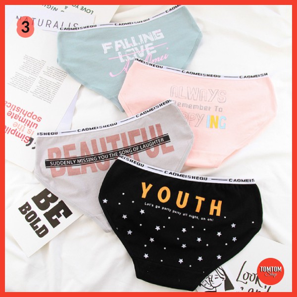 [Mã WASTUP24 giảm 10K đơn 50K] Quần lót nữ Youth Beautyful năng động cá tính chất liệu cotton