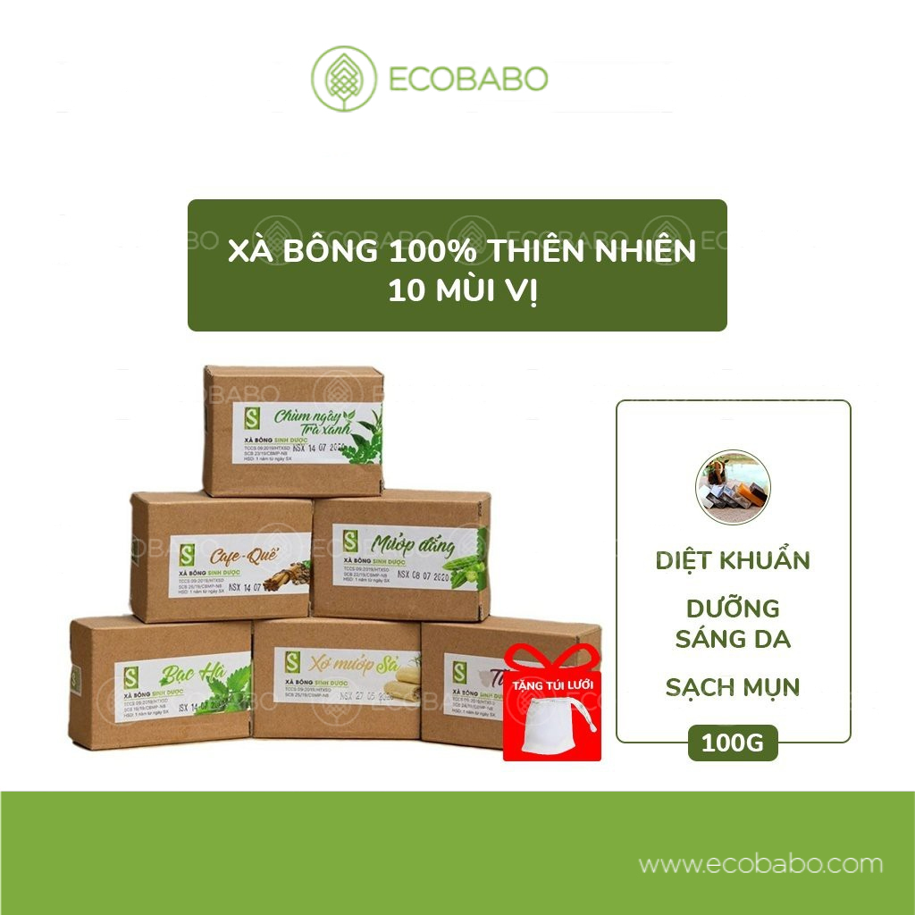 Xà bông sinh dược 100% thiên nhiên Tuyệt phẩm thiên nhiên - Ecobabo