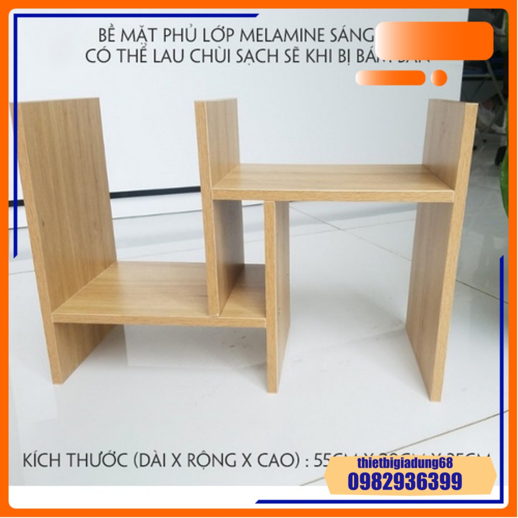 Kệ Sách Gỗ Để Bàn Lắp Ghép Đa Năng – Kệ Gỗ Để Bàn Mini – Giá Sách Để Bàn Để Đồ Lắp Ghép Đa Năng