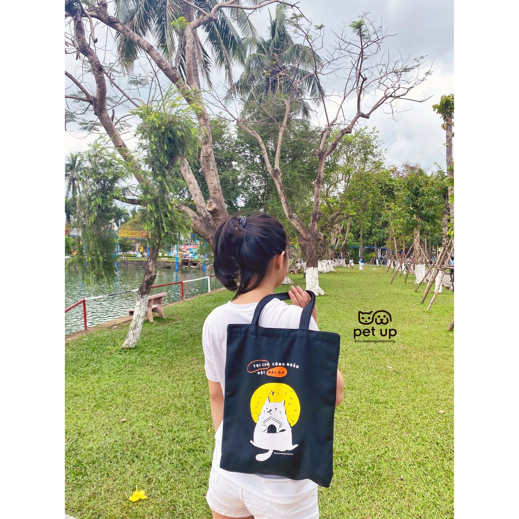 Túi tote "Tụi con cũng muốn một mái ấm"