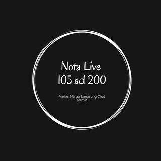 Image of NOTA BESAR LIVE 105 K - 200 K