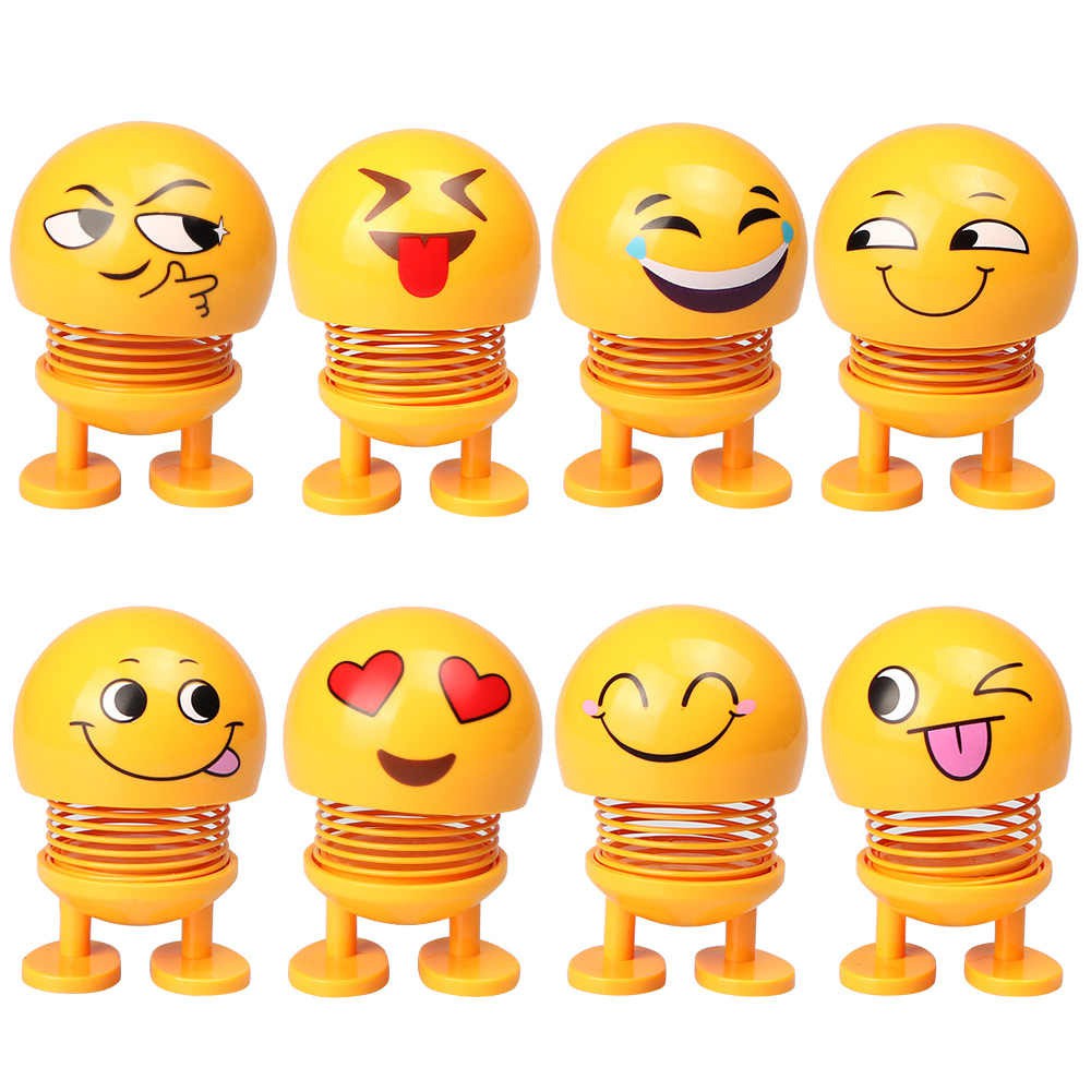 Emo Màn Hình Mặt Cười Lắc Lư Cho Bảng Điều Khiển Xe Máy