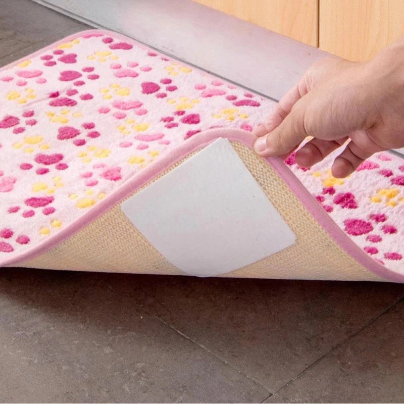 Set 10 cặp miếng dán móc cố định thảm lót ghế sofa có thể tái sử dụng
