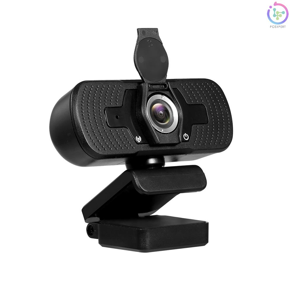 Webcam 1080p Độ Phân Giải Cao Kèm Vỏ Bọc Micro Chống Ồn Cho Laptop / Máy Tính Để Bàn