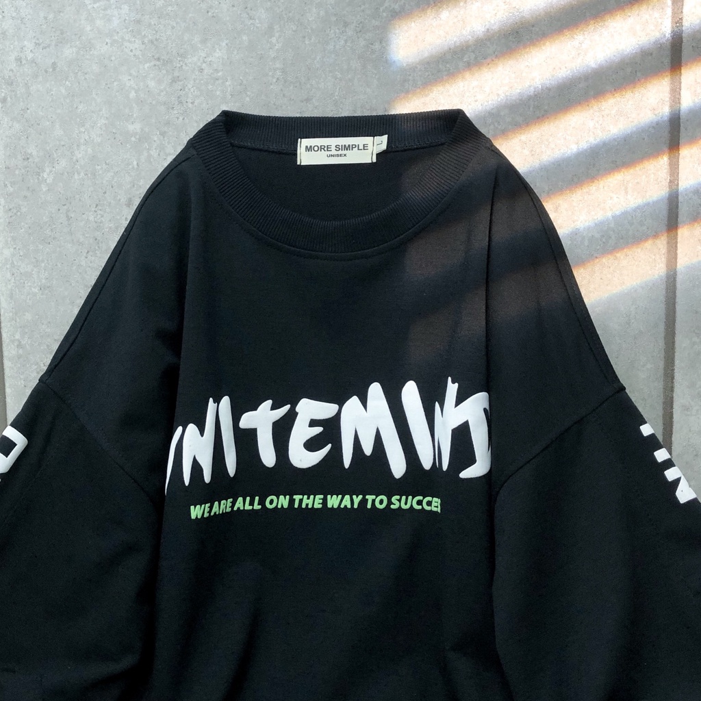 Áo Sweater MIND Nữ Form Rộng Oversize Vải Nỉ Bông Phong Cách Unisex Ulzzang