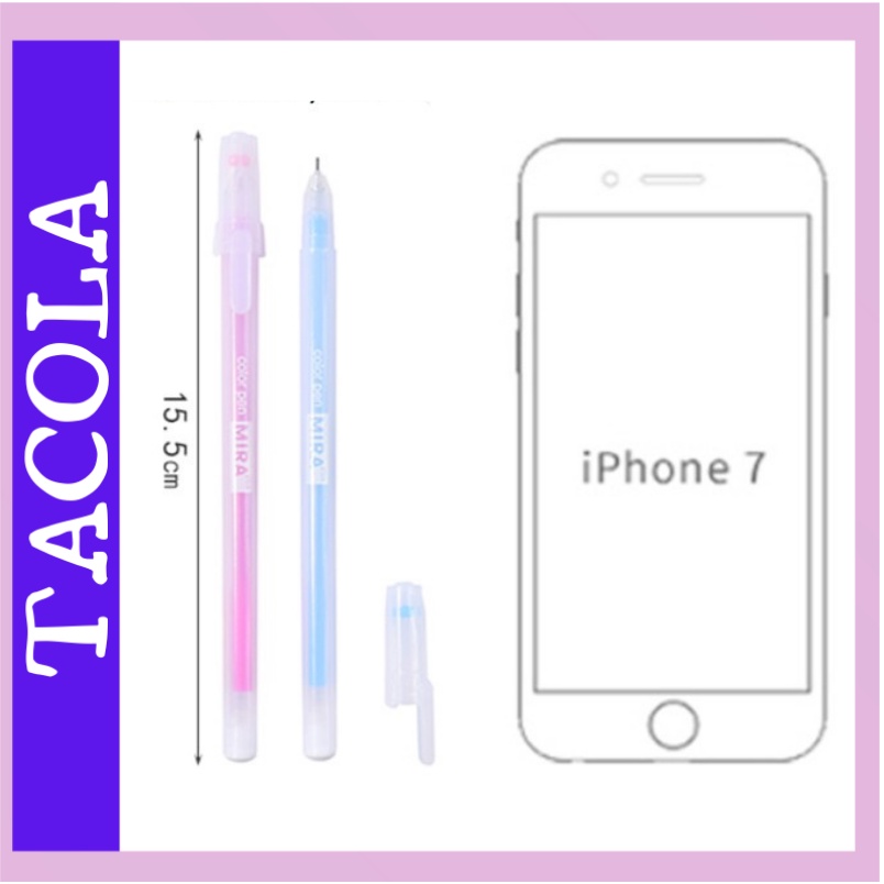 Bút mực gel Mira cute, bút viết calligraphy ngòi 0.5mm nhiều màu dễ thương BM01