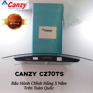 Máy khử mùi kính cong cao cấp canzy cz70ts