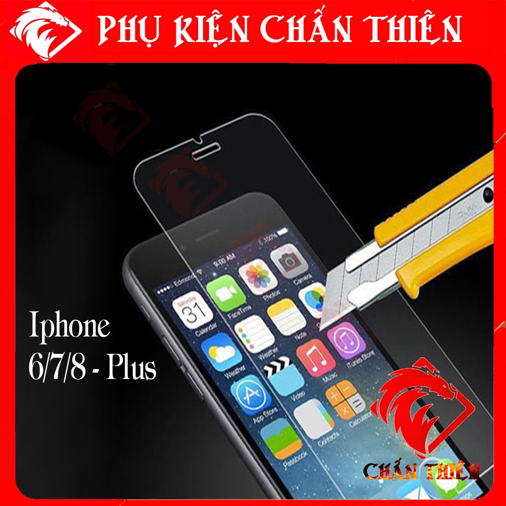 Kính Cường Lực iPhone 6 6s 7 8G 5 5s 6Plus 7Plus 8Plus X Xsmax 11Promax 12 12Promax Trong suốt không full màn2.5D