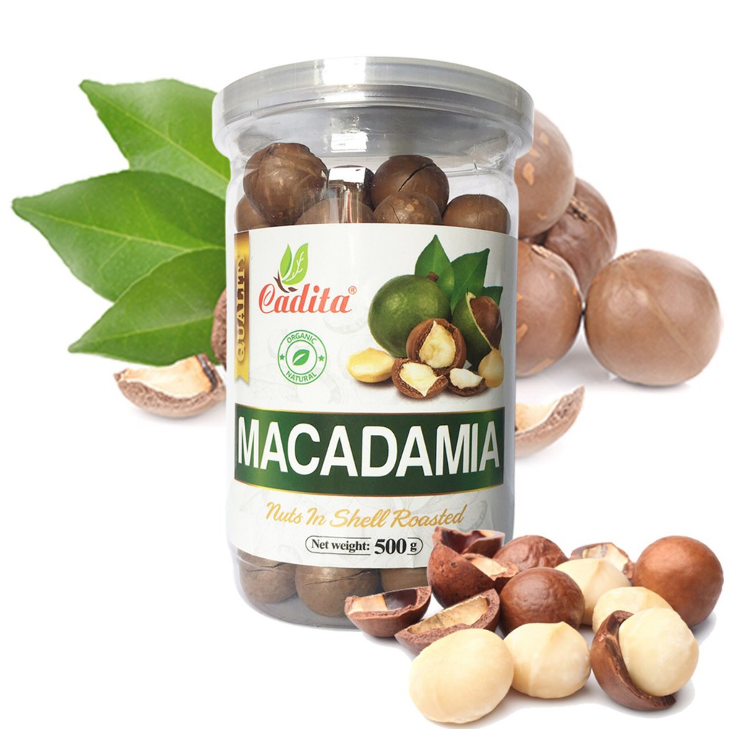 Hạt mắc ca hộp 500g Cadita - Úc