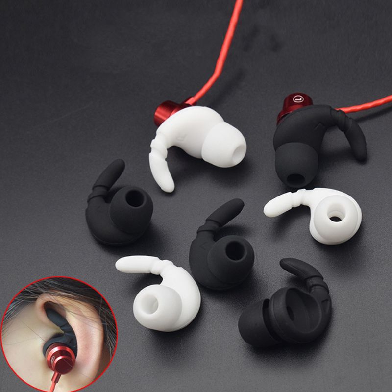 Cặp Nút Bọc Tai Nghe Bằng Silicone Mềm Và Bền Kiểu Thể Thao
