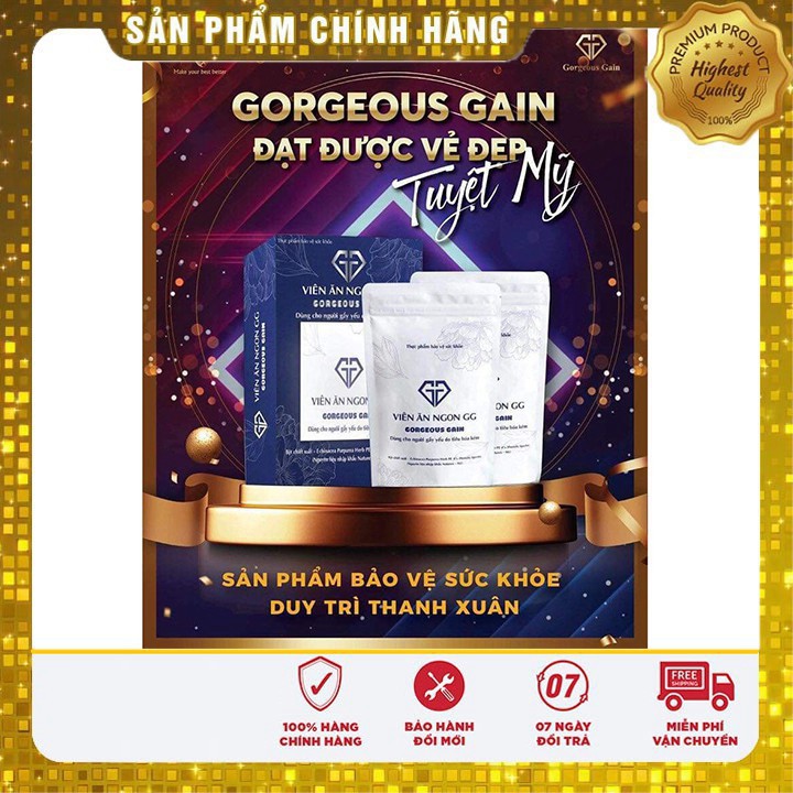 [ Rẻ nhất shopee ] Viên ăn ngon GG- Chính hãng, hộp 30 viên kèm thực đơn dinh dưỡng | BigBuy360 - bigbuy360.vn