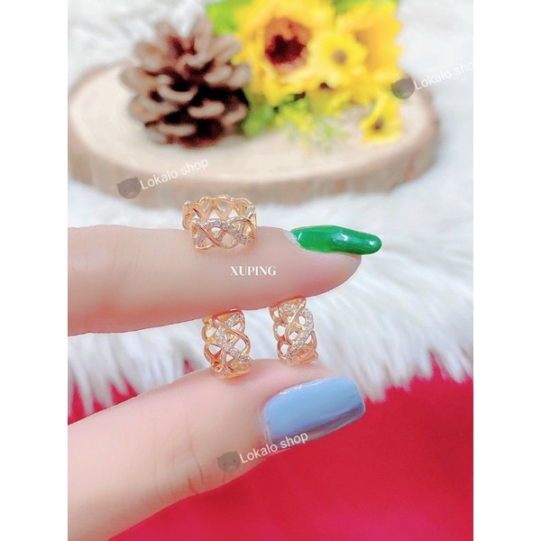 Bông Tai Nữ Xuping Mạ Vàng 18k Cực Bền Mẫu 12 118.22- Bảo Hành 3 Tháng - Lokalo Shop - Đeo Đơn Giản Tự Nhiên Sang Trọng
