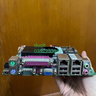 Main ITX công nghiệp 1037U lõi kép 1.86Ghz mPCI-e, msata