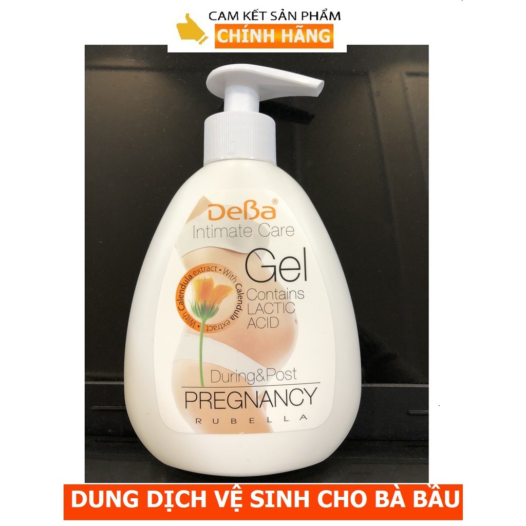 Gel vệ sinh bà bầu Deba Intimate Care 250ml - Dung dịch vệ sinh phụ nữ bà bầu Deba nhập khẩu từ Bulgaria