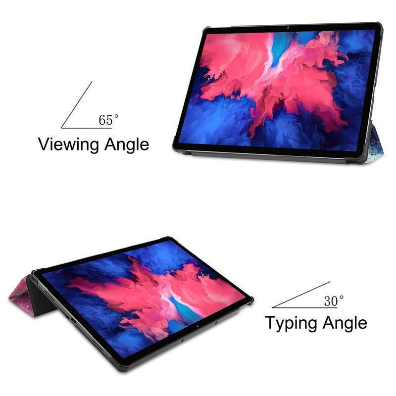 Bao Da Pu Thông Minh Họa Tiết Dễ Thương Cho Lenovo Tab P11 Tb-J606F P11 Pro Tb-J706F