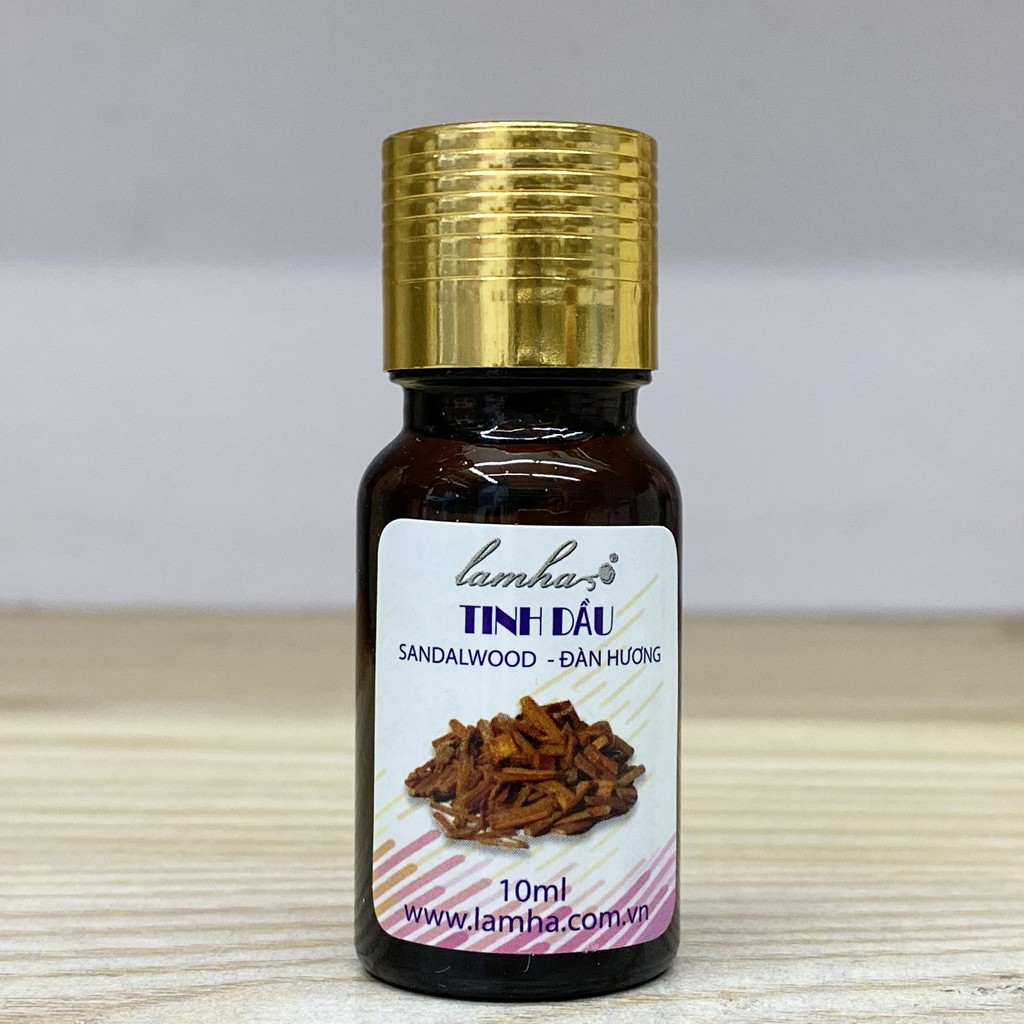 Tinh dầu gỗ đàn hương Lam Hà xông thơm phòng, massage cơ thể, làm nước hoa 10ml Tinh Dầu 100 Shop