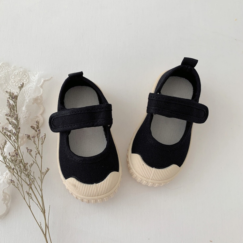 Giày thể thao canvas siêu nhẹ thoáng khí thời trang cho bé