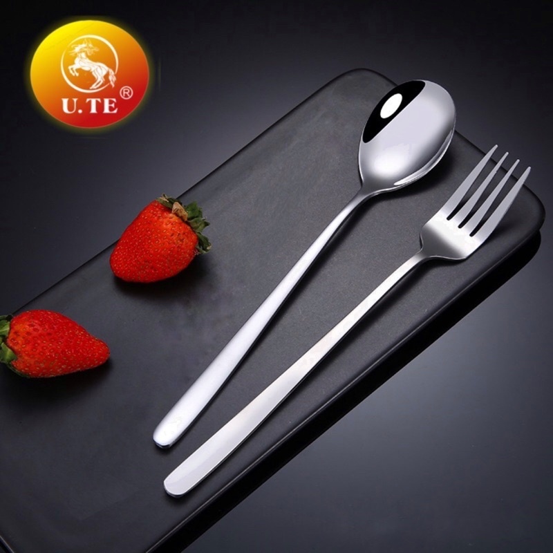 Bộ 2 Cái nĩa muỗng inox SU304 Cao cấp sang trọng