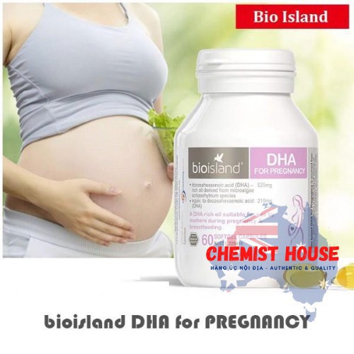 GIẢM GIÁ 50% [ Hàng Chuẩn ÚC ] Bio Island DHA - Viên uống bổ sung DHA cho bà bầu 60 viên GIẢM GIÁ 50%