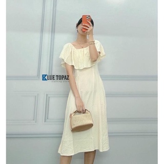 Đầm trễ vai đi biển