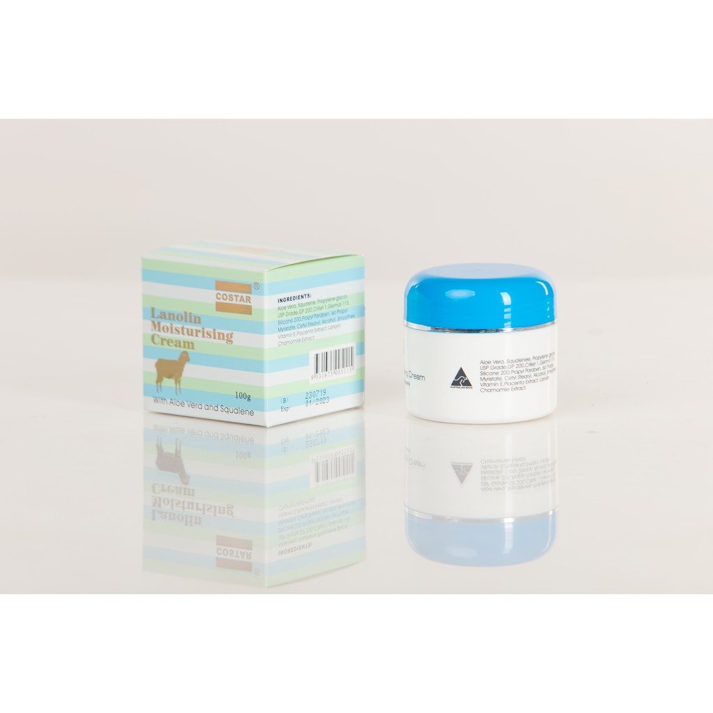 KEM DƯỠNG TRẮNG DA CẤP TỐC NHAU THAI CỪU COSTAR LANOLIN MOISTURISING CREAM 100G