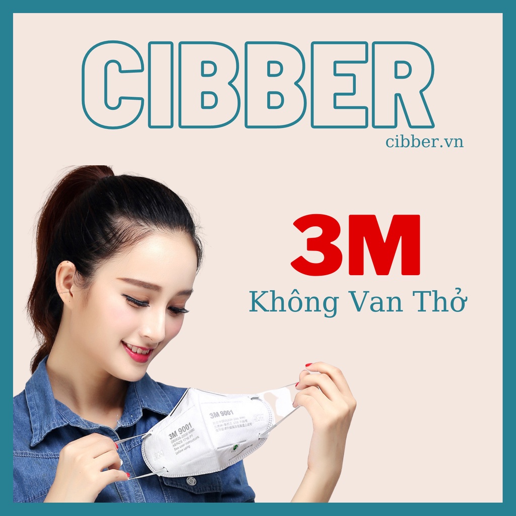 Khẩu trang 3M - Có van , Không Van (Kháng Khuẩn, Chống Bụi Mịn PM 2.5)