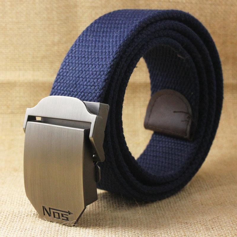Dây thắt lưng bản rộng mặt chữ nhật thời trang cho nam