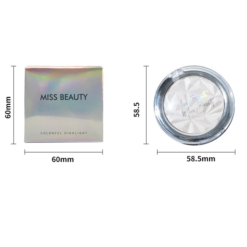 [Hàng mới về] Phấn bắt sáng Miss Beauty tông nhũ trang điểm da tươi sáng