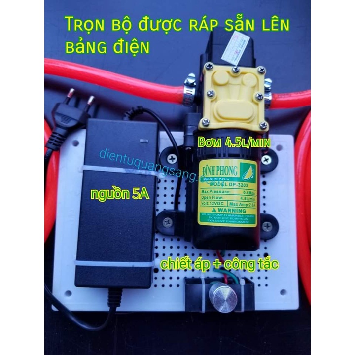 Điều tốc, chiết áp cho bình phun thuốc,mạch điều tốc cho máy bơm 12 -24v