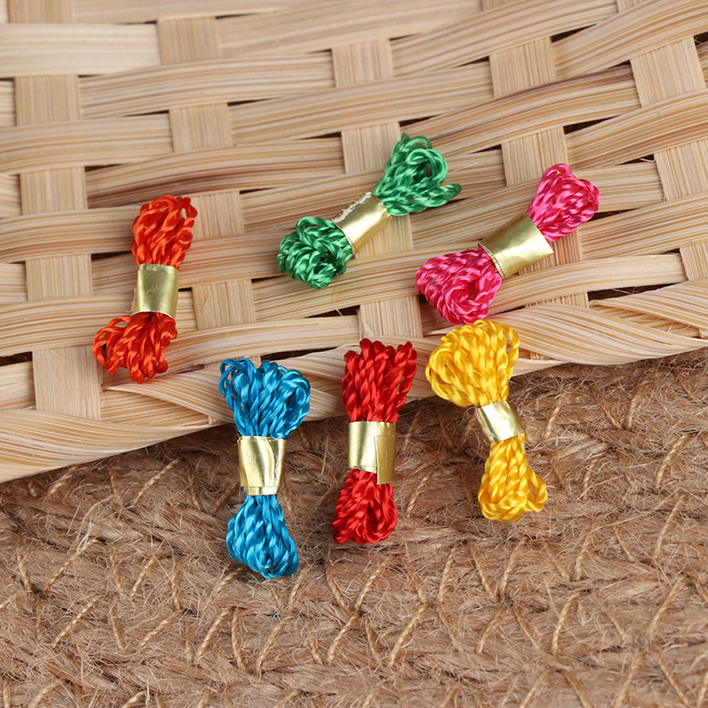 6 Cuộn Chỉ Mini Tỉ Lệ 1: 12 Trang Trí Nhà Búp Bê