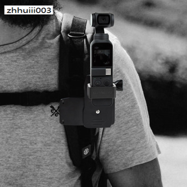 Bộ Phụ Kiện Kẹp Gắn Ba Lô Bằng Hợp Kim Nhôm Cho DJI OSMO POCKET