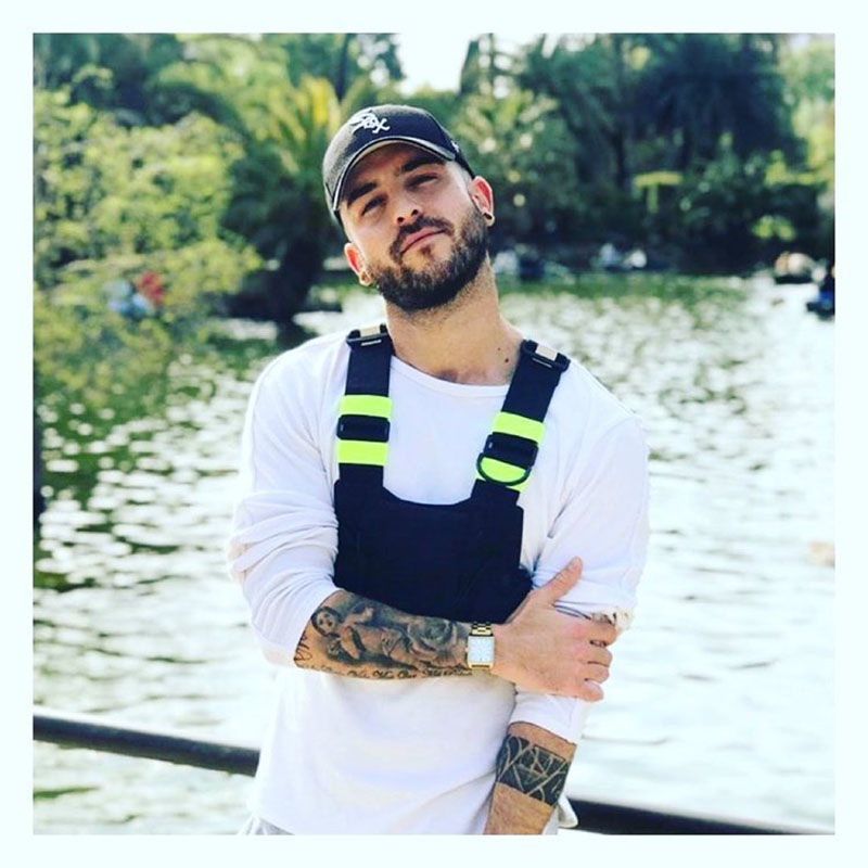 Túi đeo chéo đa năng màu phản quang cho nam