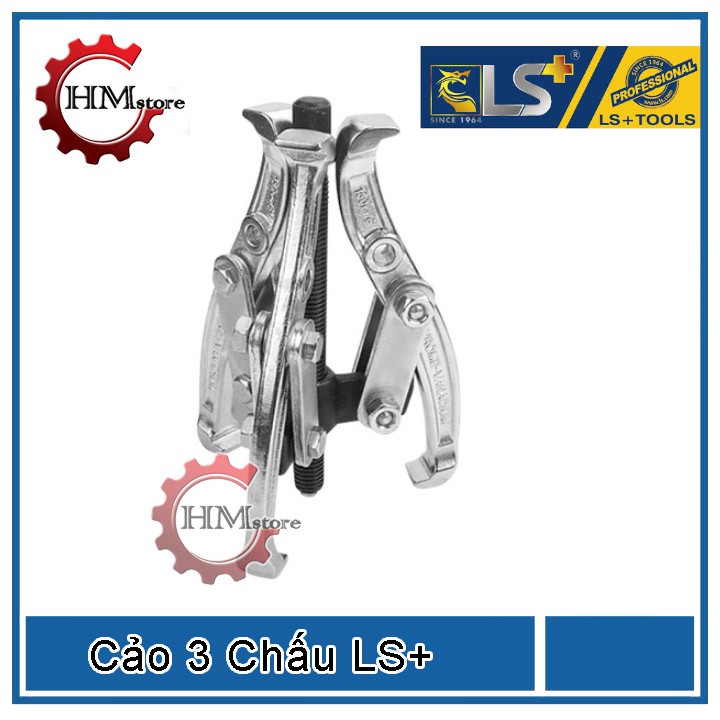 Cảo 3 chân LS+, kích thước 3inch 4inch 6inch - Cảo 3 chấu, cảo bạc đạn, cảo vòng bi, cảo bánh răng