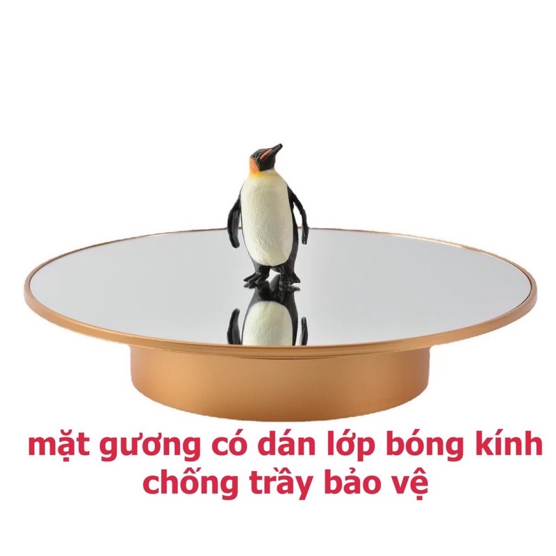 Đế xoay, bàn xoay trưng bày sản phẩm mặt nhám  360 xoay trái phải [20 CM]