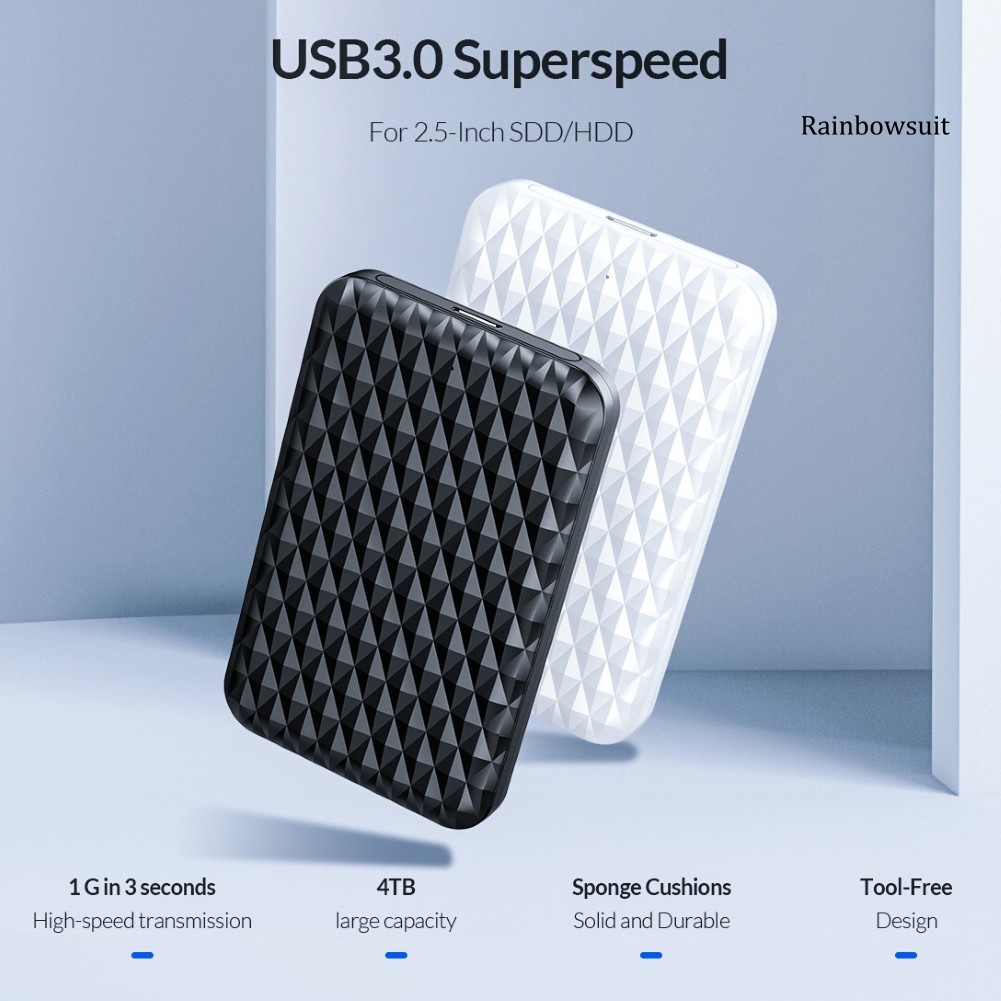 Hộp Đựng Ổ Cứng Orico 2.5 Inch Usb 3.0 5gbps Sata Ssd Tiện Dụng
