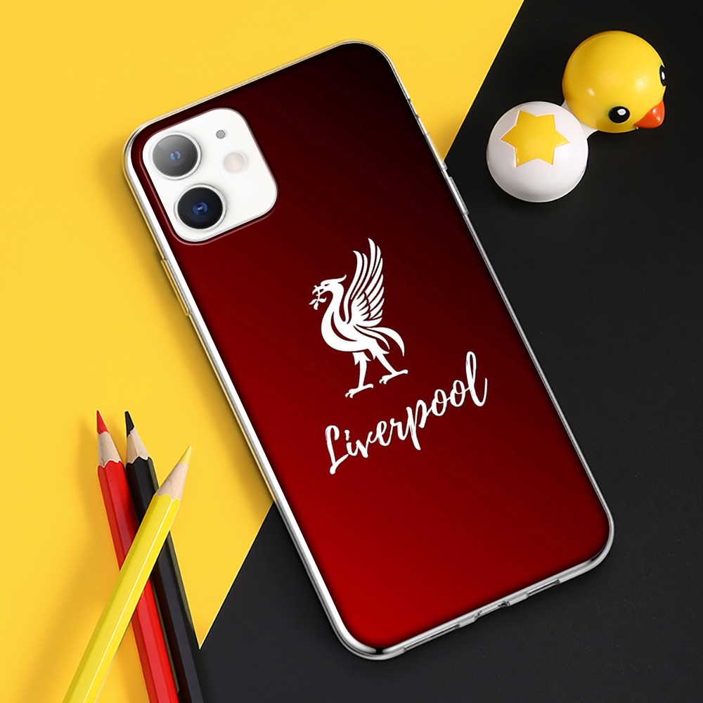 Ốp Điện Thoại Trong Suốt Hình Logo Câu Lạc Bộ Liverpool Cho iPhone 7 8 Plus 11 Pro Max RCZ57