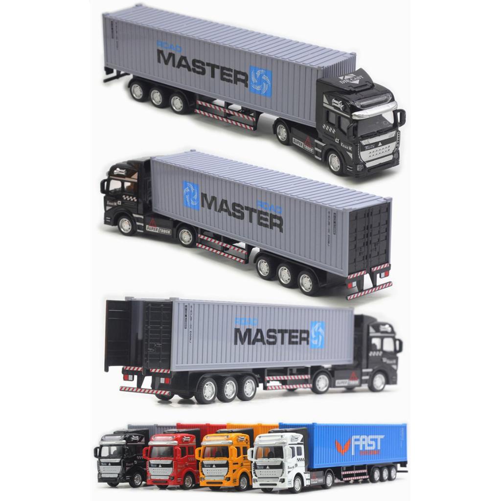 Mô hình xe tải container bằng hợp kim tỉ lệ 1: 48 chất lượng cao