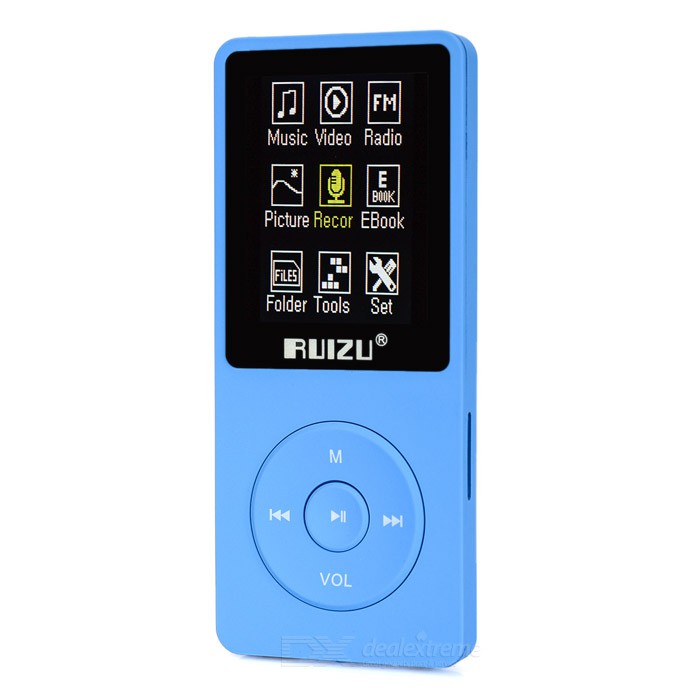 Máy nghe nhạc chất lượng cao Ruizu X02, nhiều màu sắc cá tính (8GB tặng tai nghe hifi )