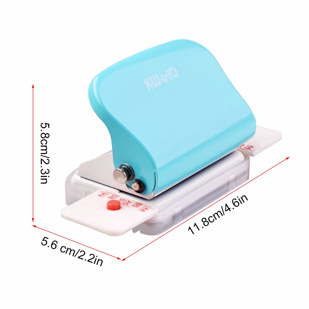 Dụng Cụ Bấm Lỗ 6 Lỗ Cầm Tay Cỡ A4 A5 B5 6mm Tiện Dụng